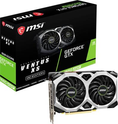 Nvidia Geforce GTX 1660 super 6Gb graphics card