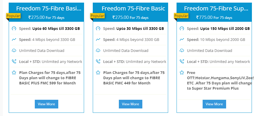 BSNL Freedom Plans