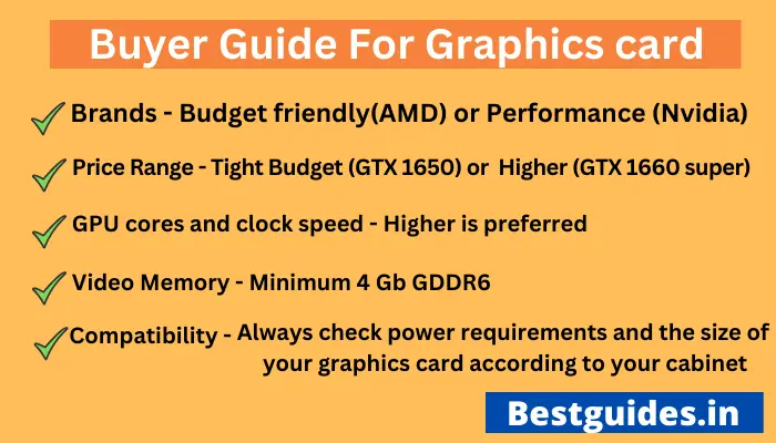 How to pick the best graphics card under 20000