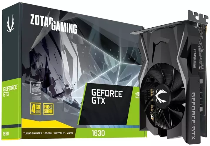 Zotac GeForce GTX 1630 4 Gb Graphics Card