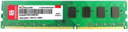 Simmtronics 4gb DDR3 Random Access Memory