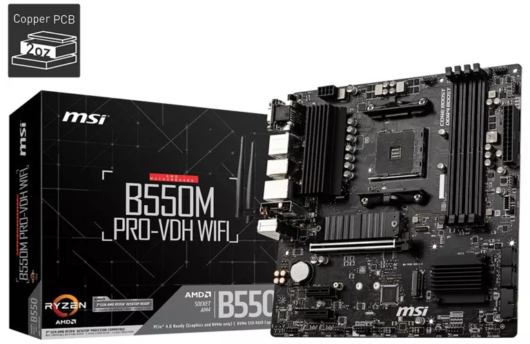 MSI B550M PRO-VDH WiFi Motherboard