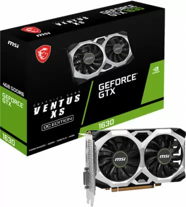 MSI Geforce GTX 1630 4 Gb Graphics Card