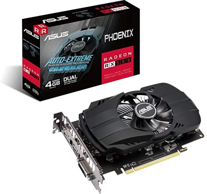 Asus phoenix Rx 550 4Gb Graphics Card